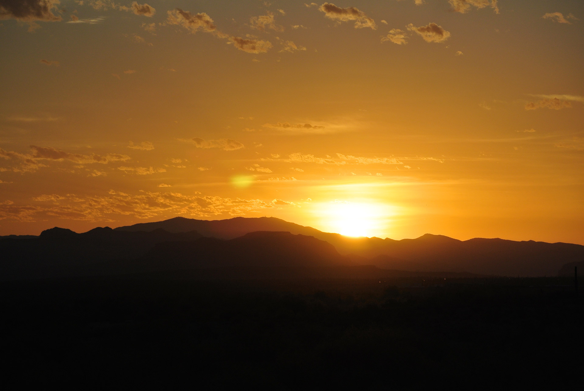 sunrise landscape desert free photo