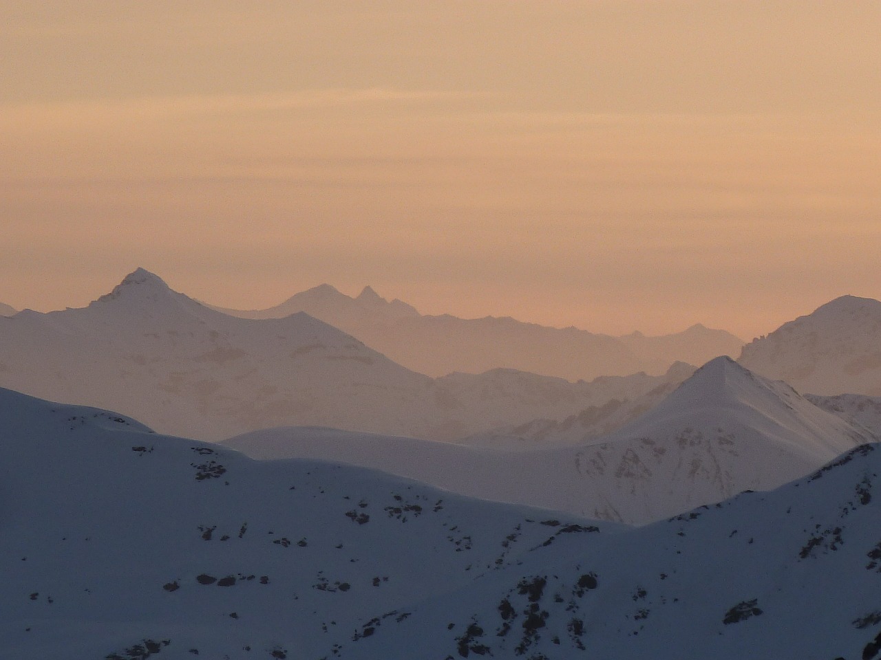 sunrise swiss alps mountains free photo