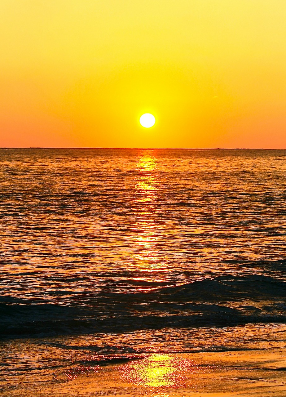 sunrise sun orange free photo