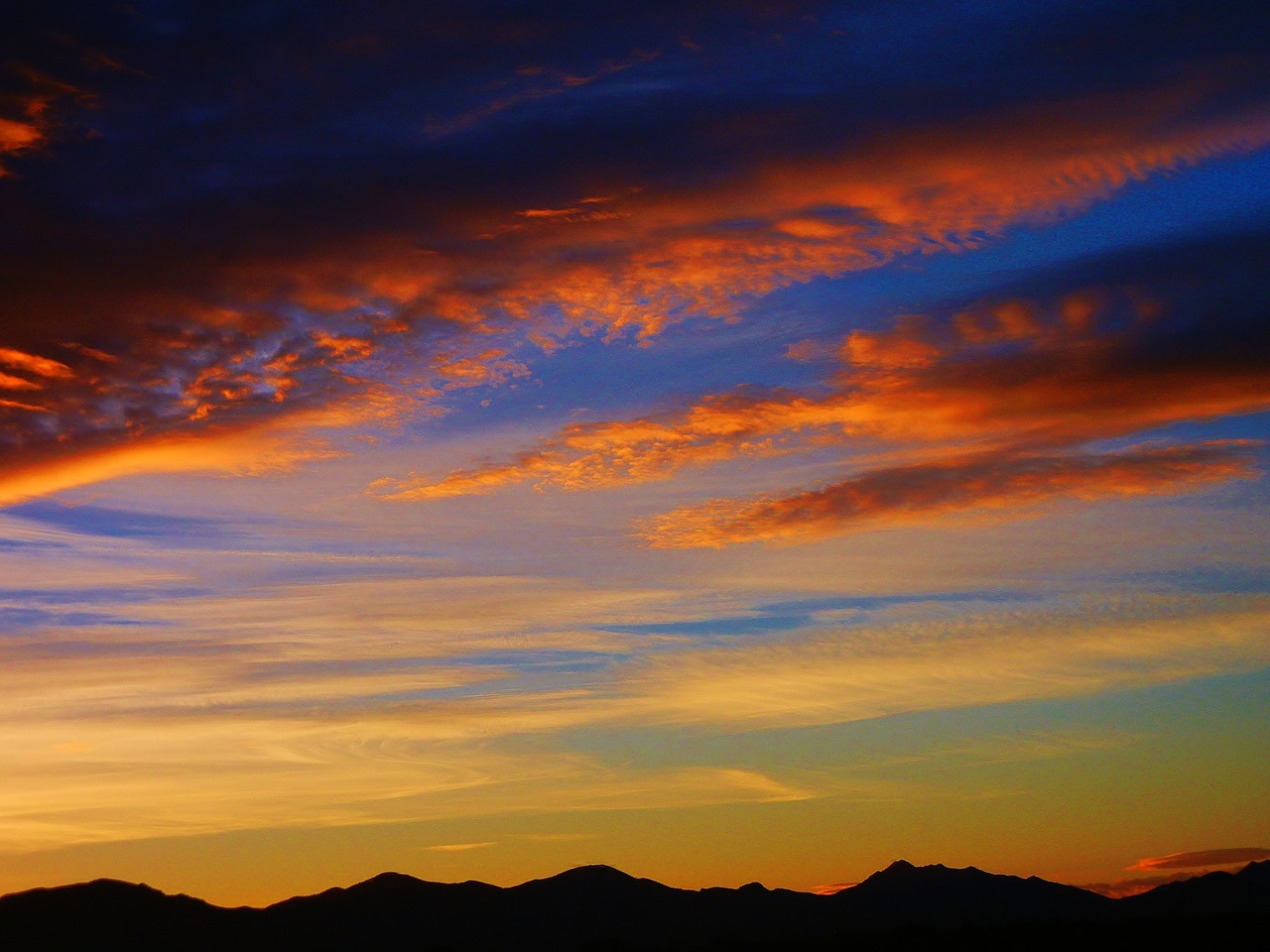 sunrise landscape arizona free photo