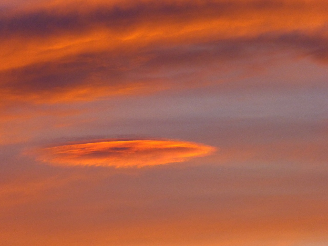 sunrise cloud red free photo