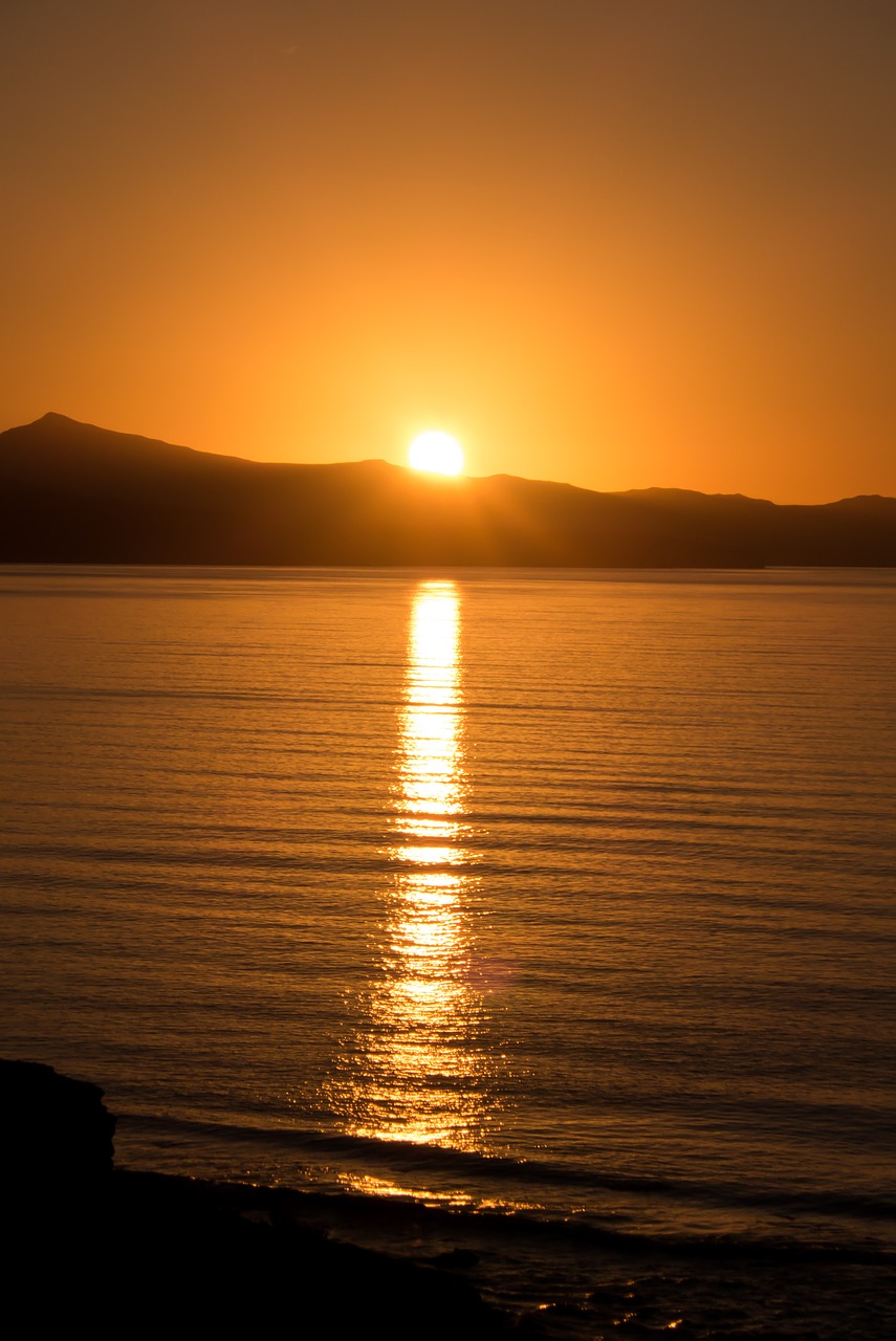 sunrise sea fuerteventura free photo