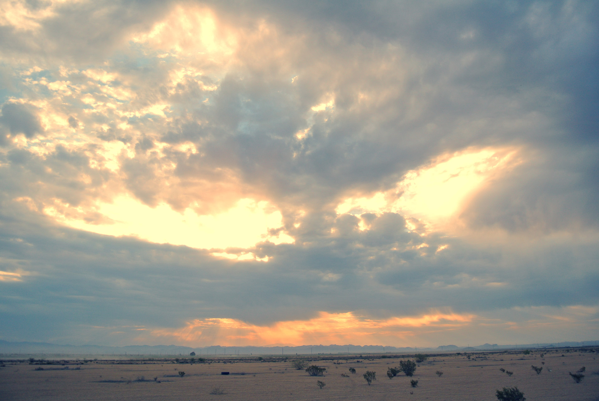desert sunrise landscape free photo