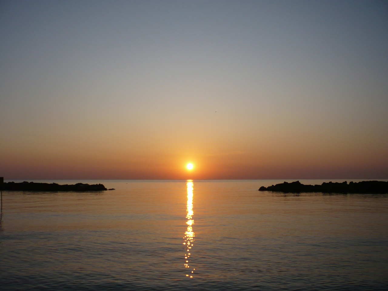 sunrise italy martinsicuro free photo