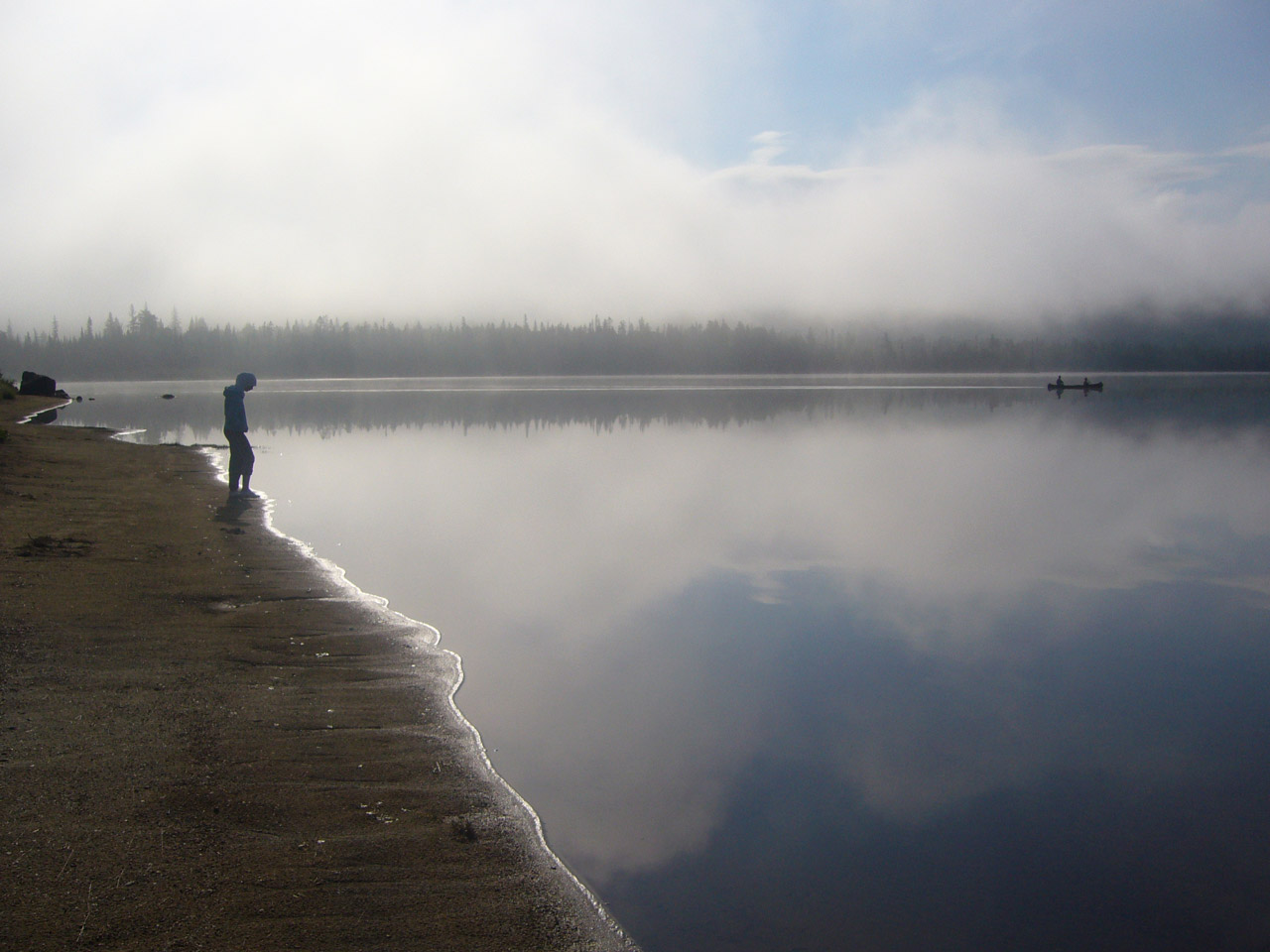 calm lake sunrise by the lake free photo