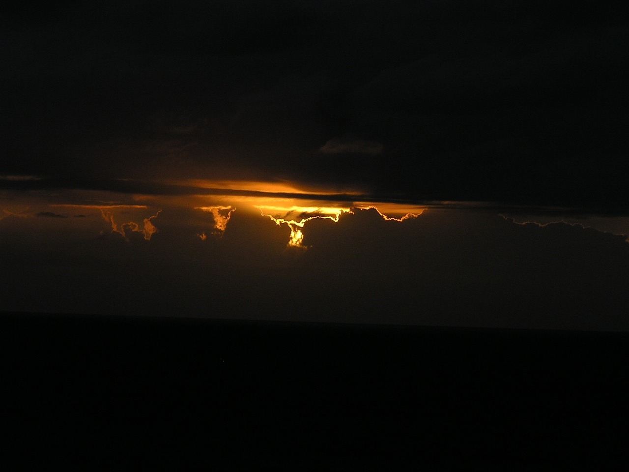 sunrise darkness shelly beach nsw free photo