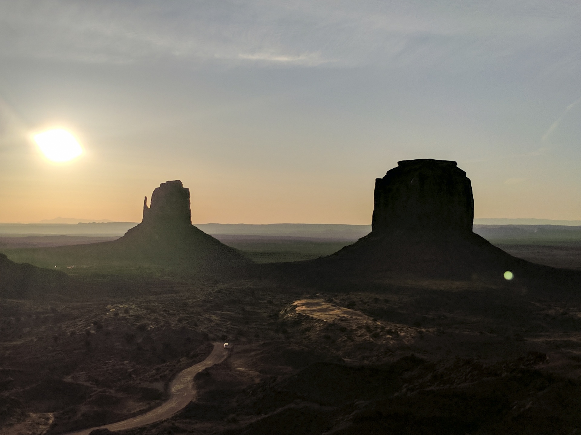 monument valley arizona sunrise free photo