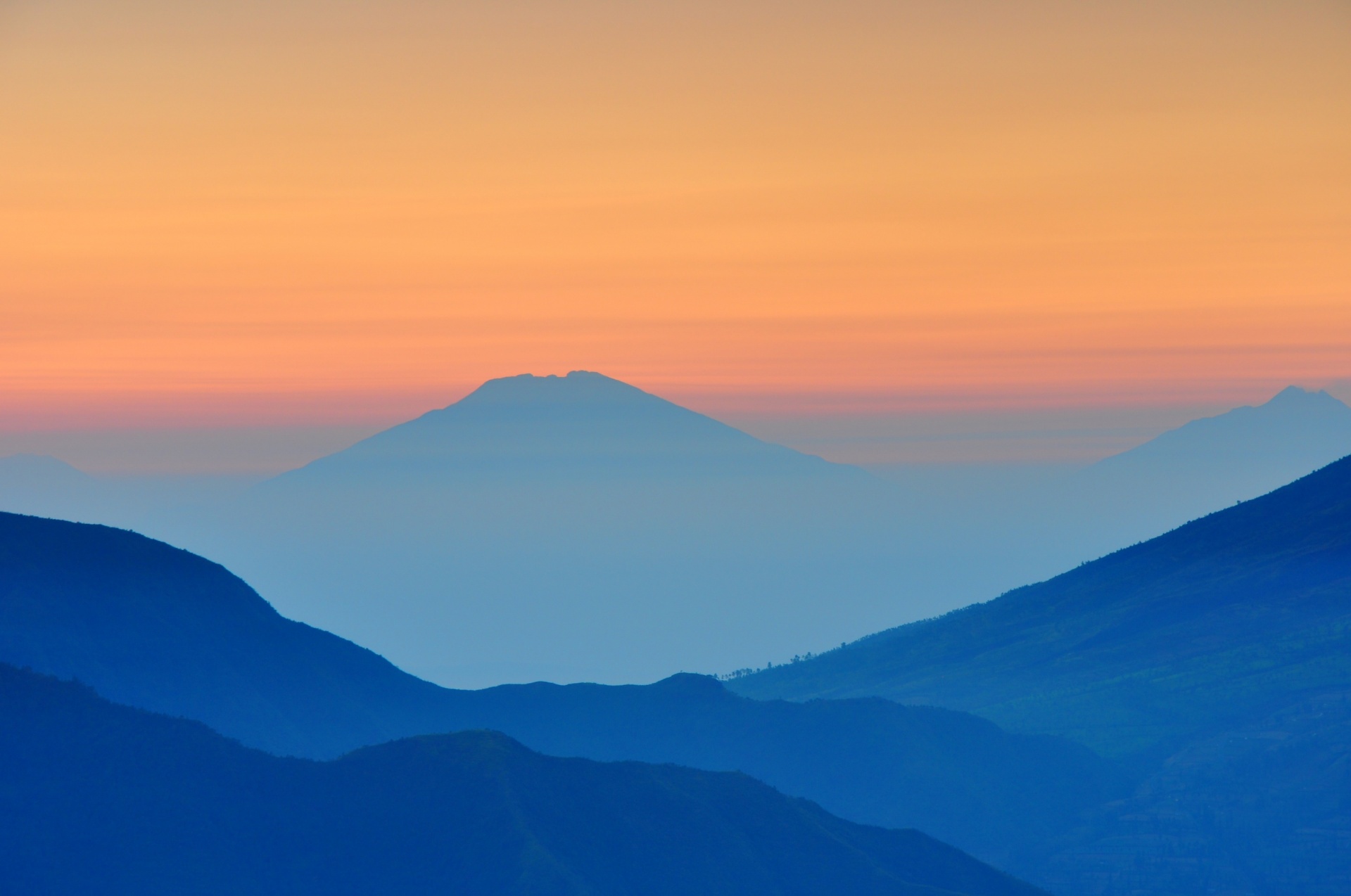sunrise mountain hills free photo