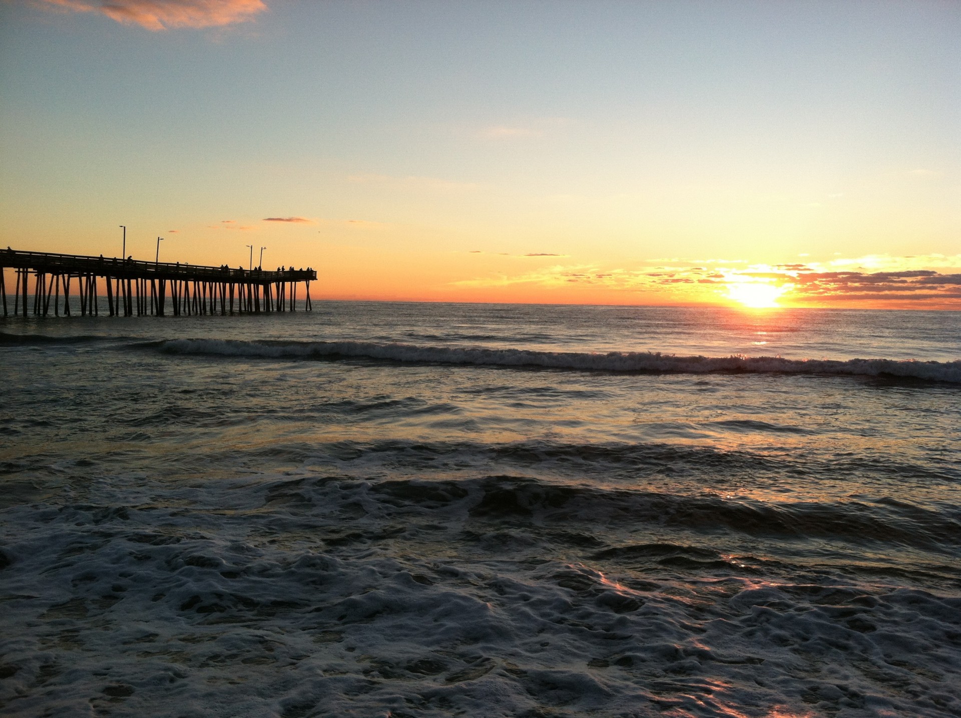 sunrise beach water free photo