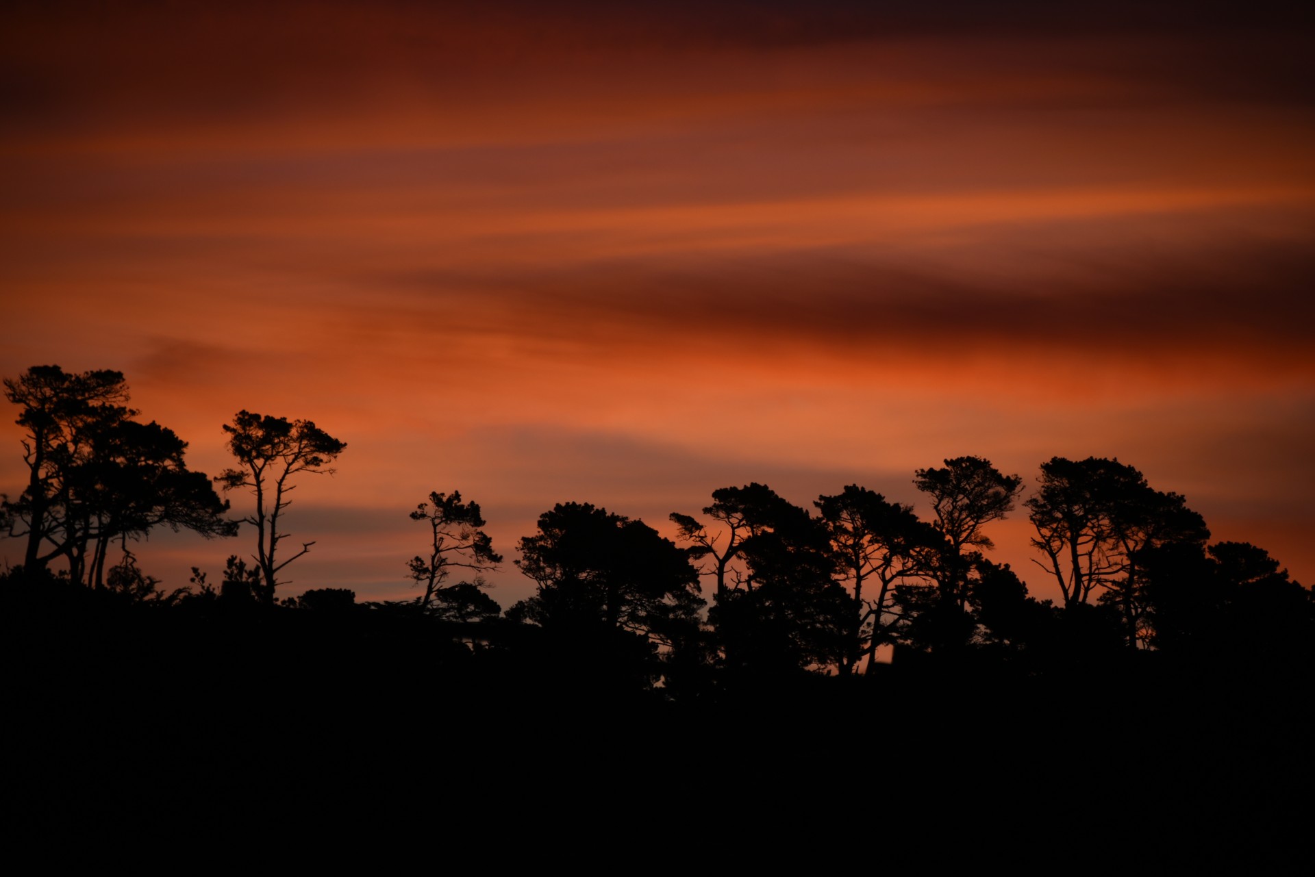 sunrise red sky free photo