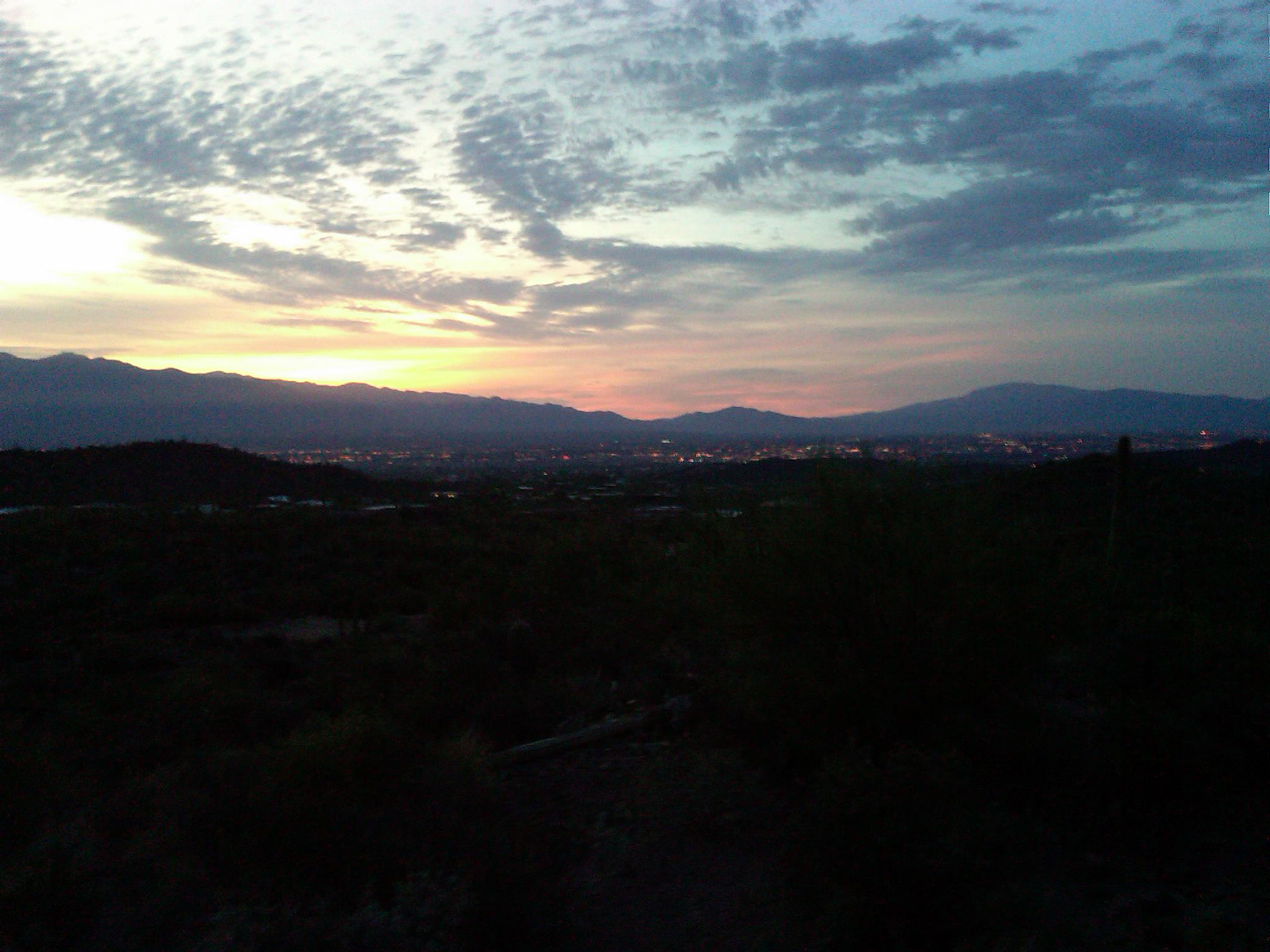 arizona clouds sunrise free photo