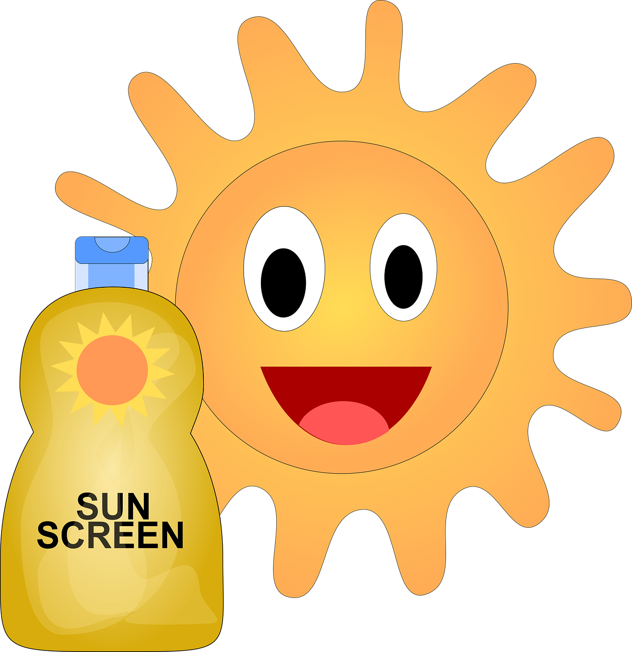 sunscrean  sun  uv rays free photo