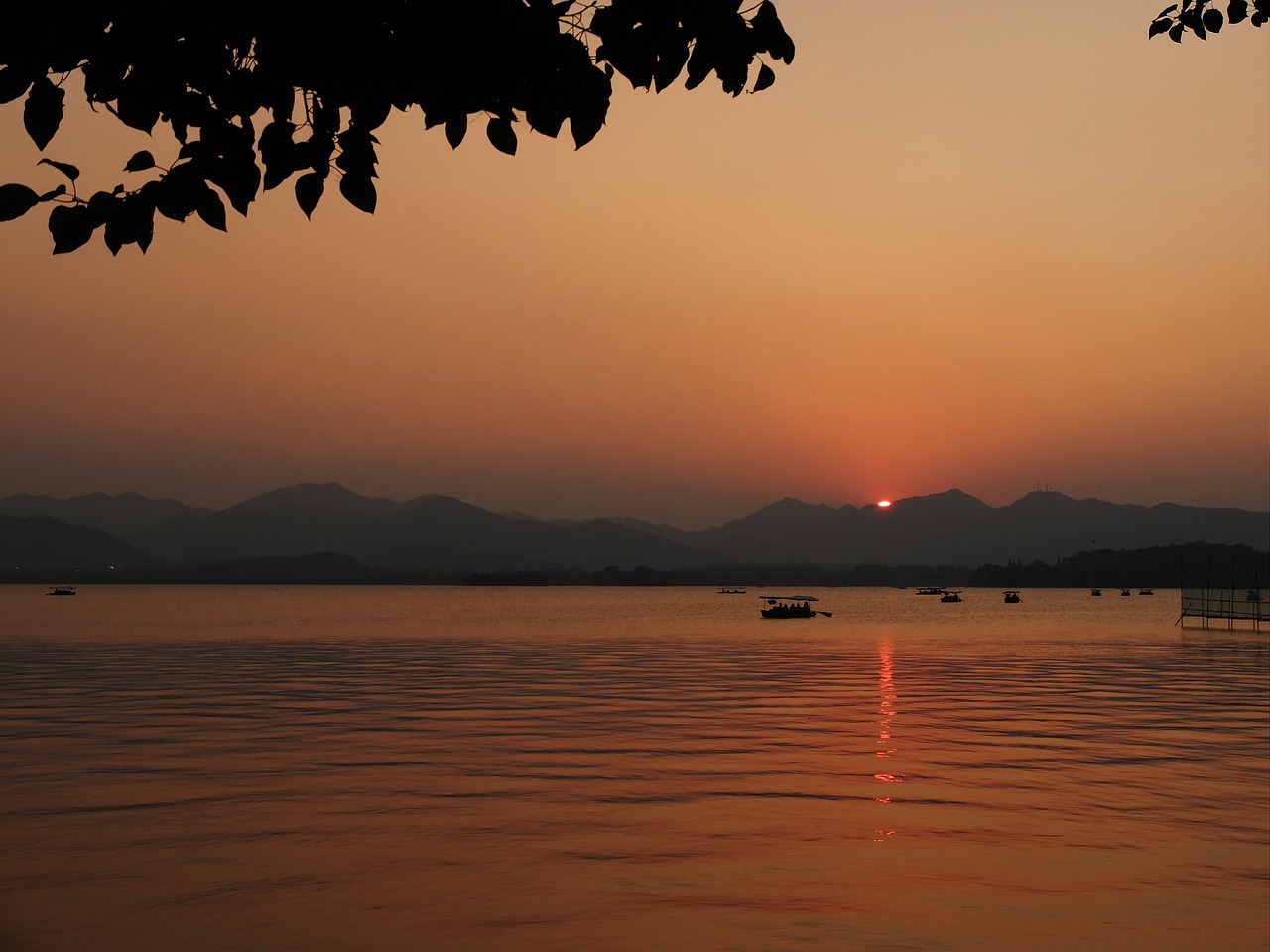 sunset landscape china wind free photo