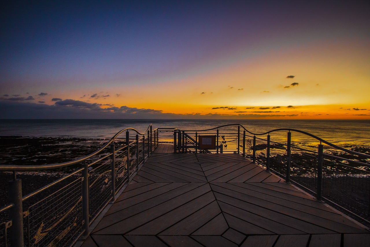 sunset outlook seven sisters free photo