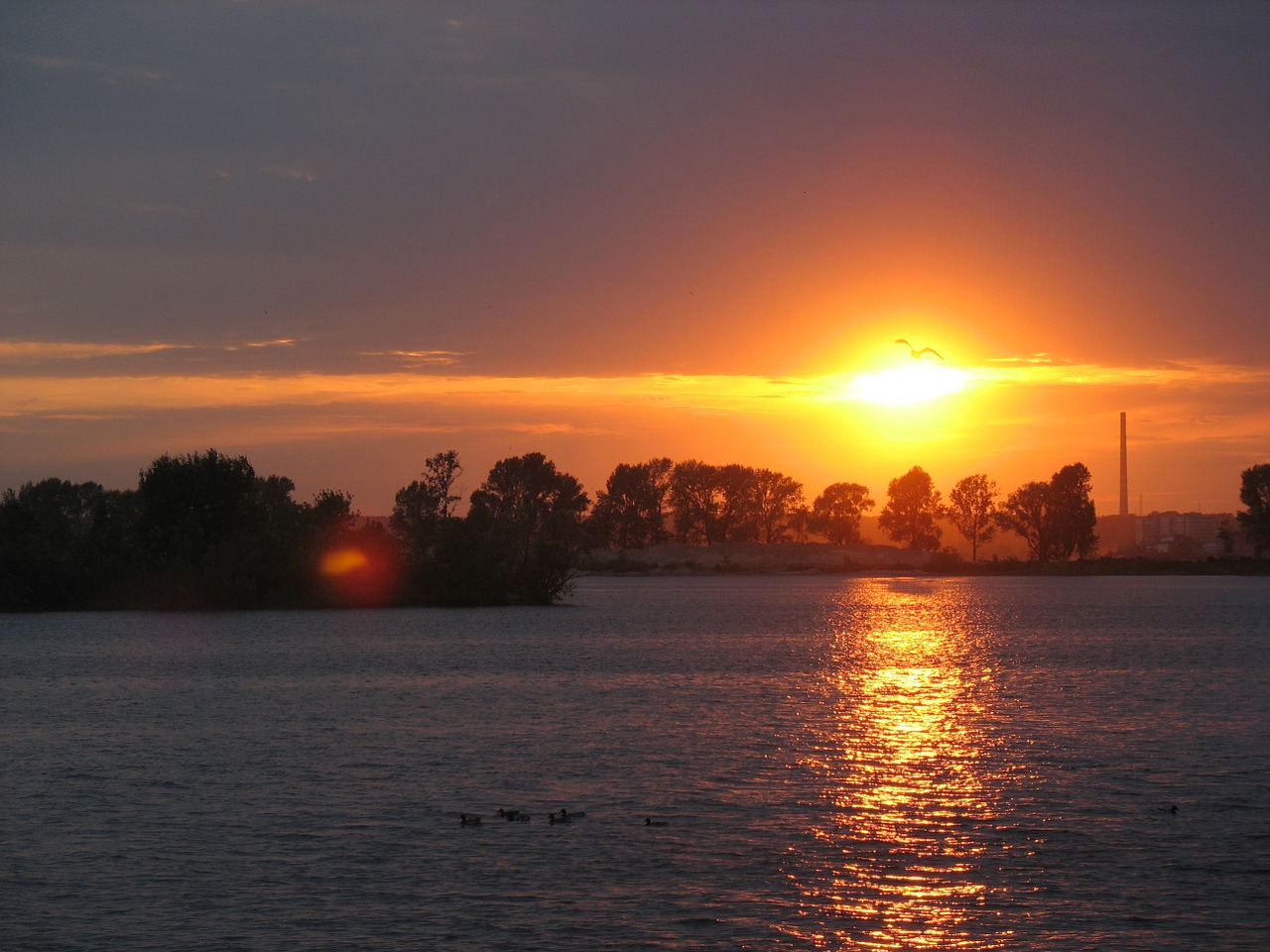 sunset russia kazan marina free photo