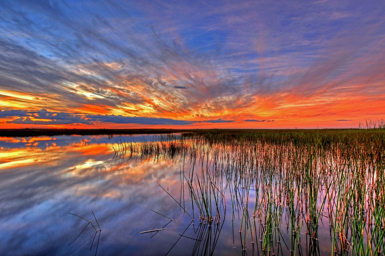 sunset landscape sky free photo