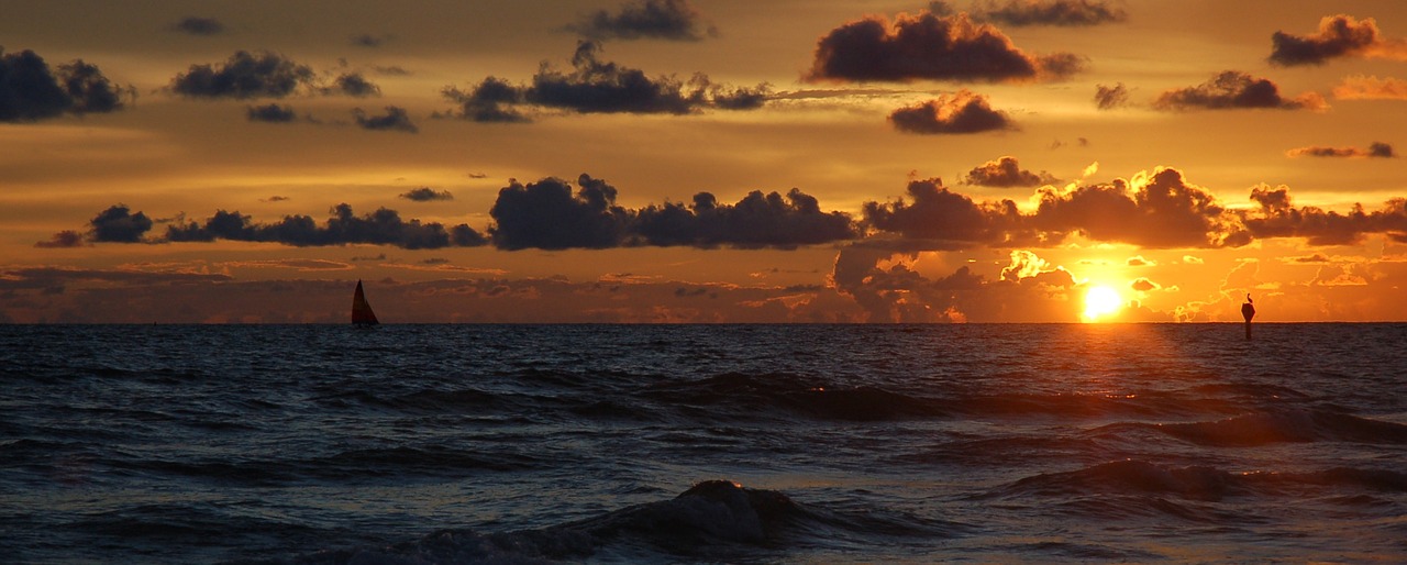 sunset siesta key florida free photo