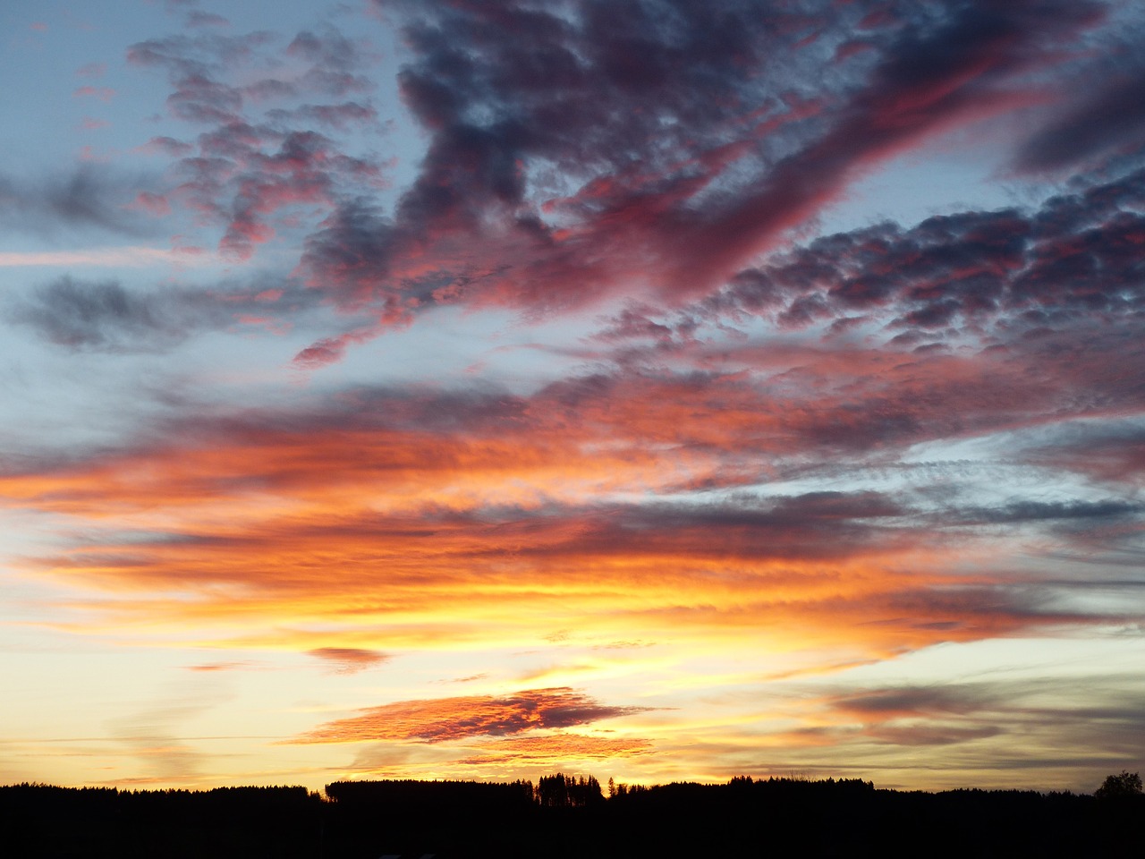 sunset abendstimmung sun free photo