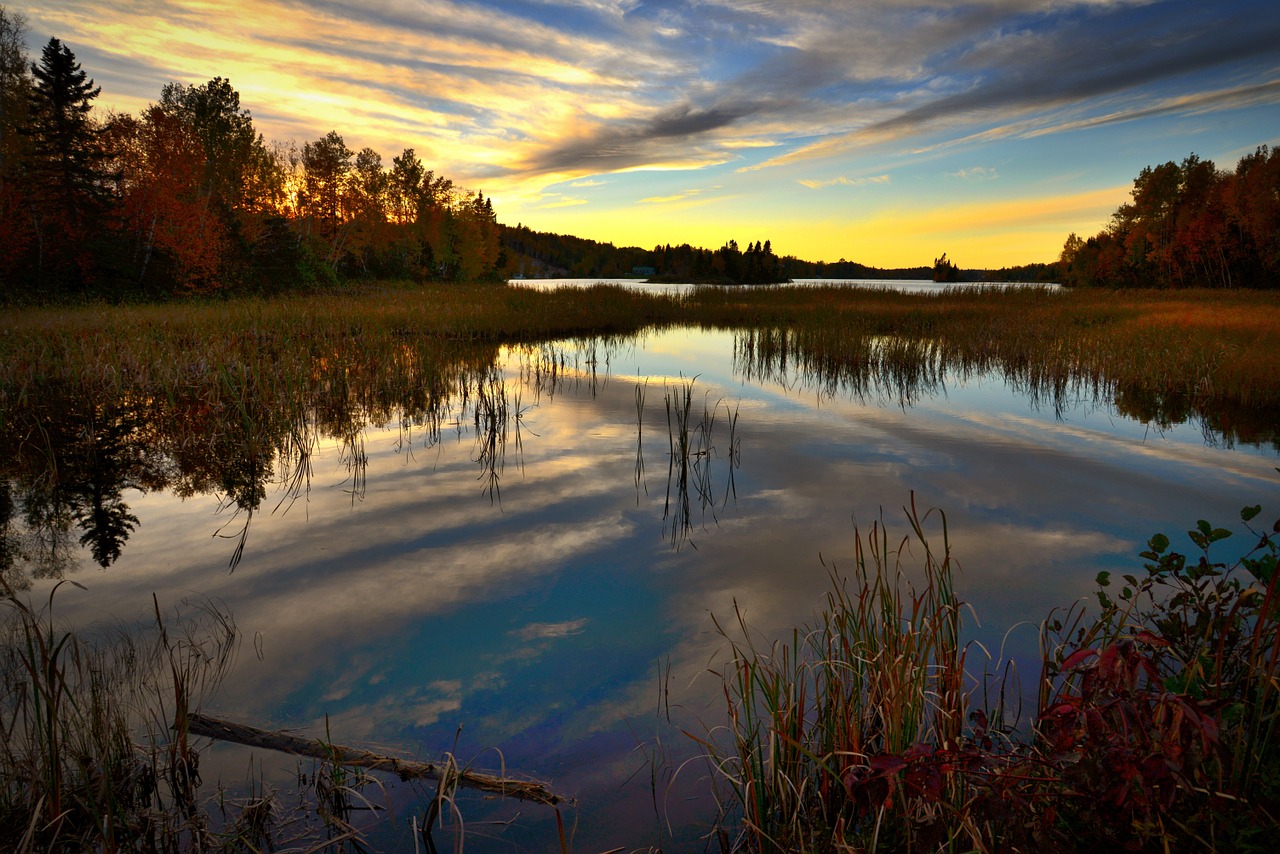 sunset landscape nature free photo