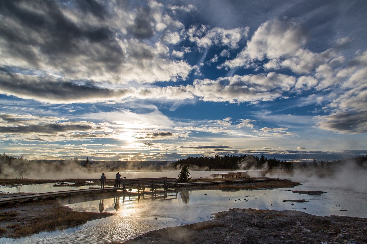 sunset landscape scenic free photo