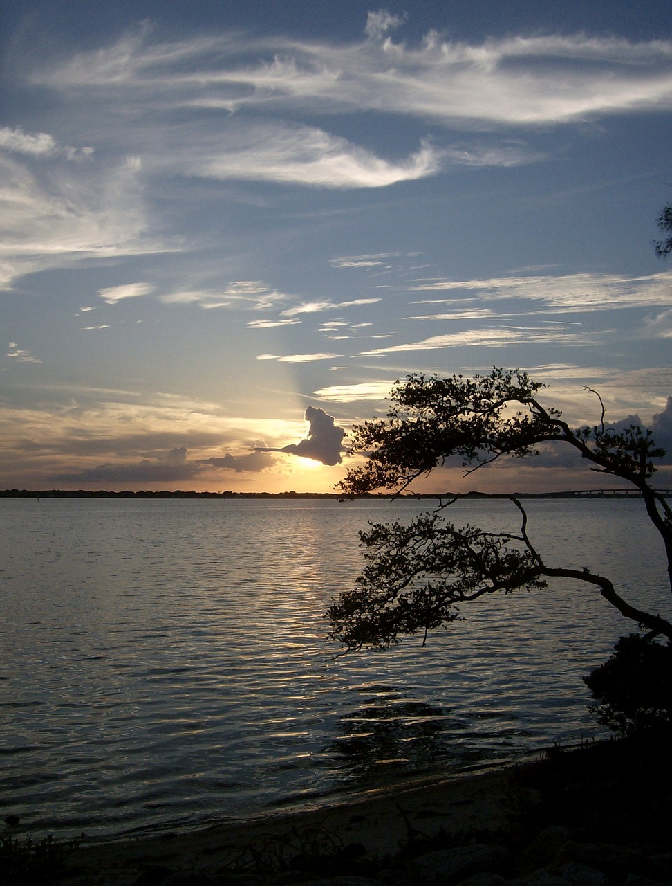 sunset evening sky free photo