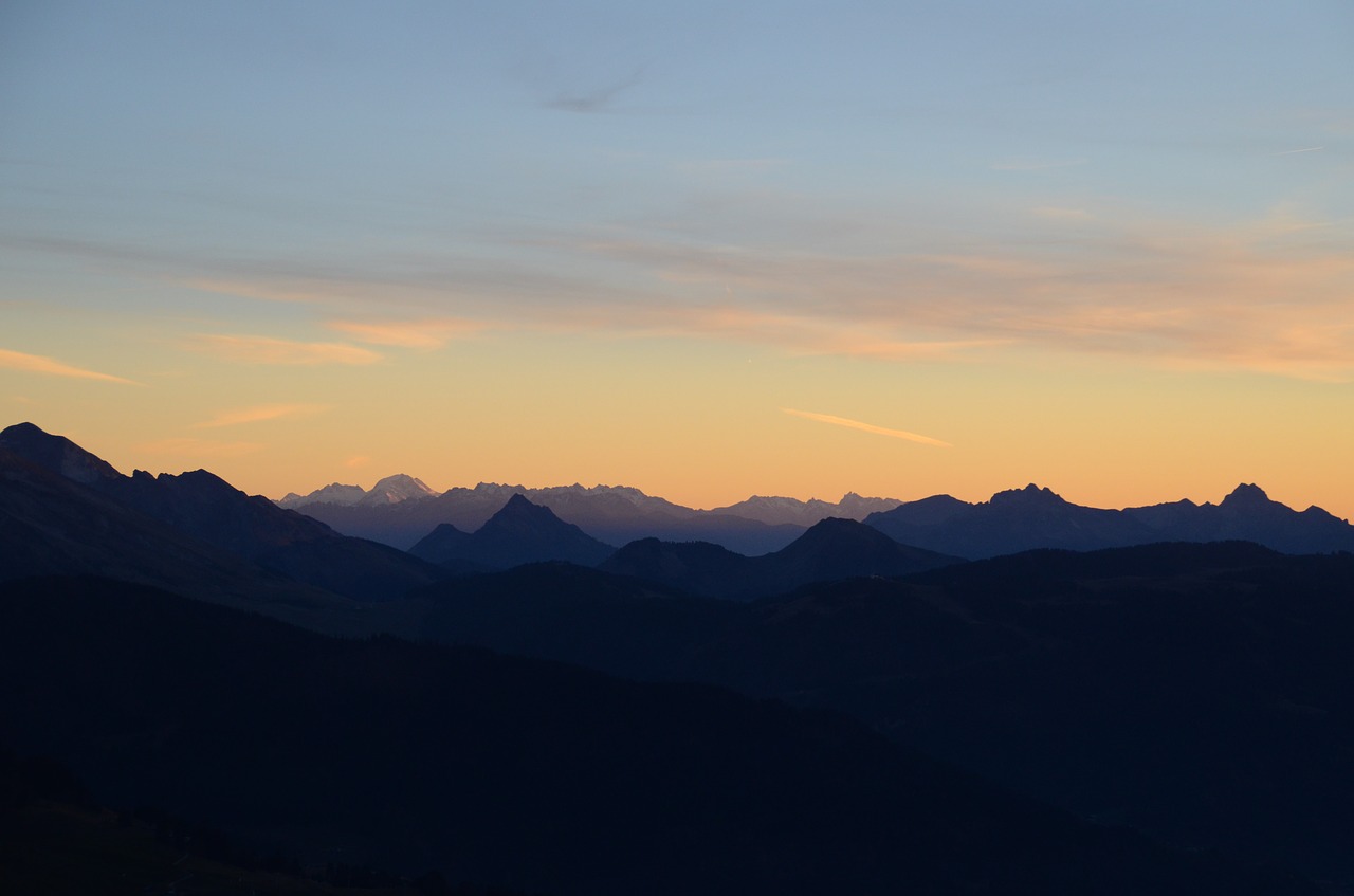 sunset aravis nature free photo