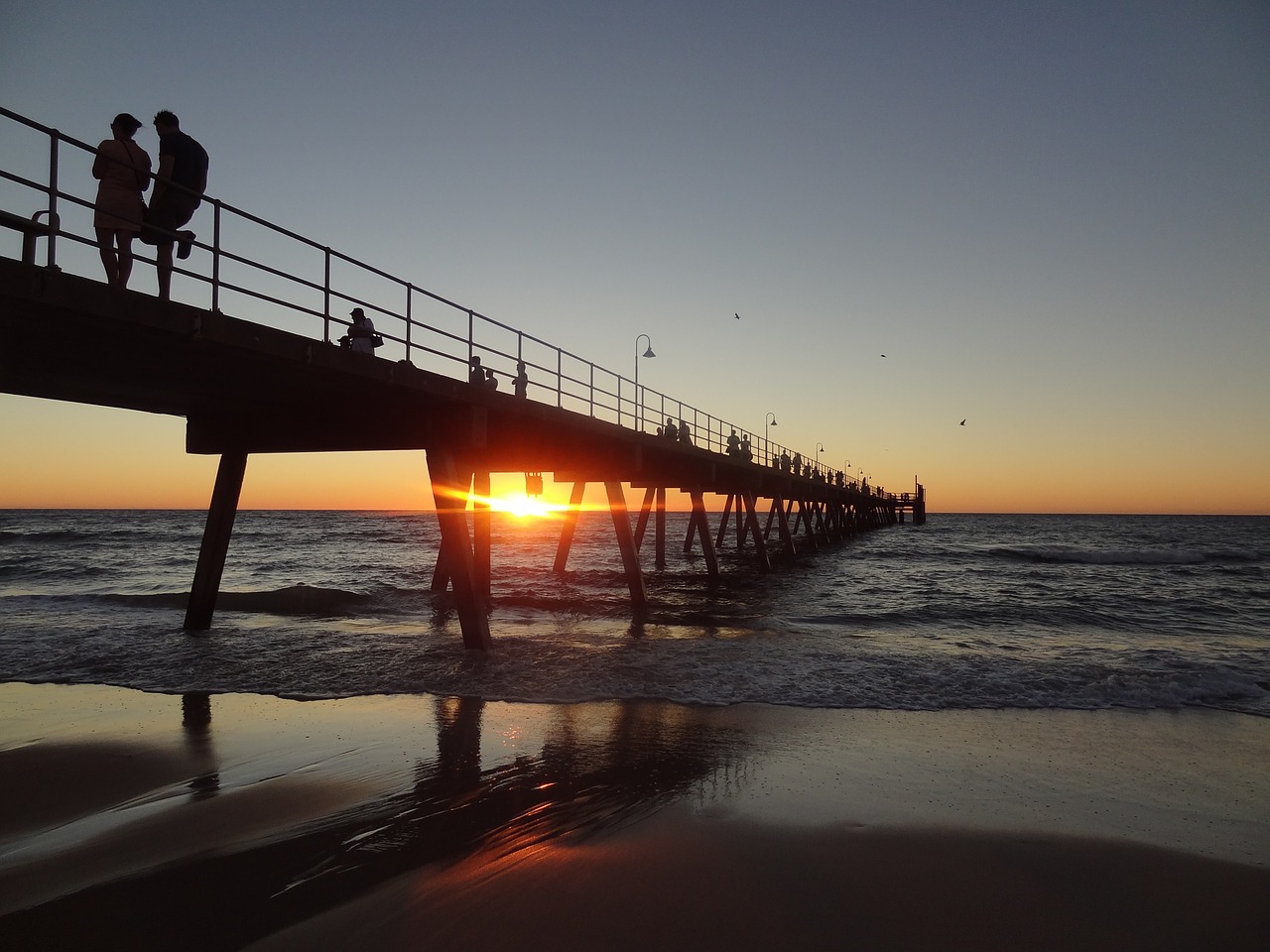 sunset web sea free photo