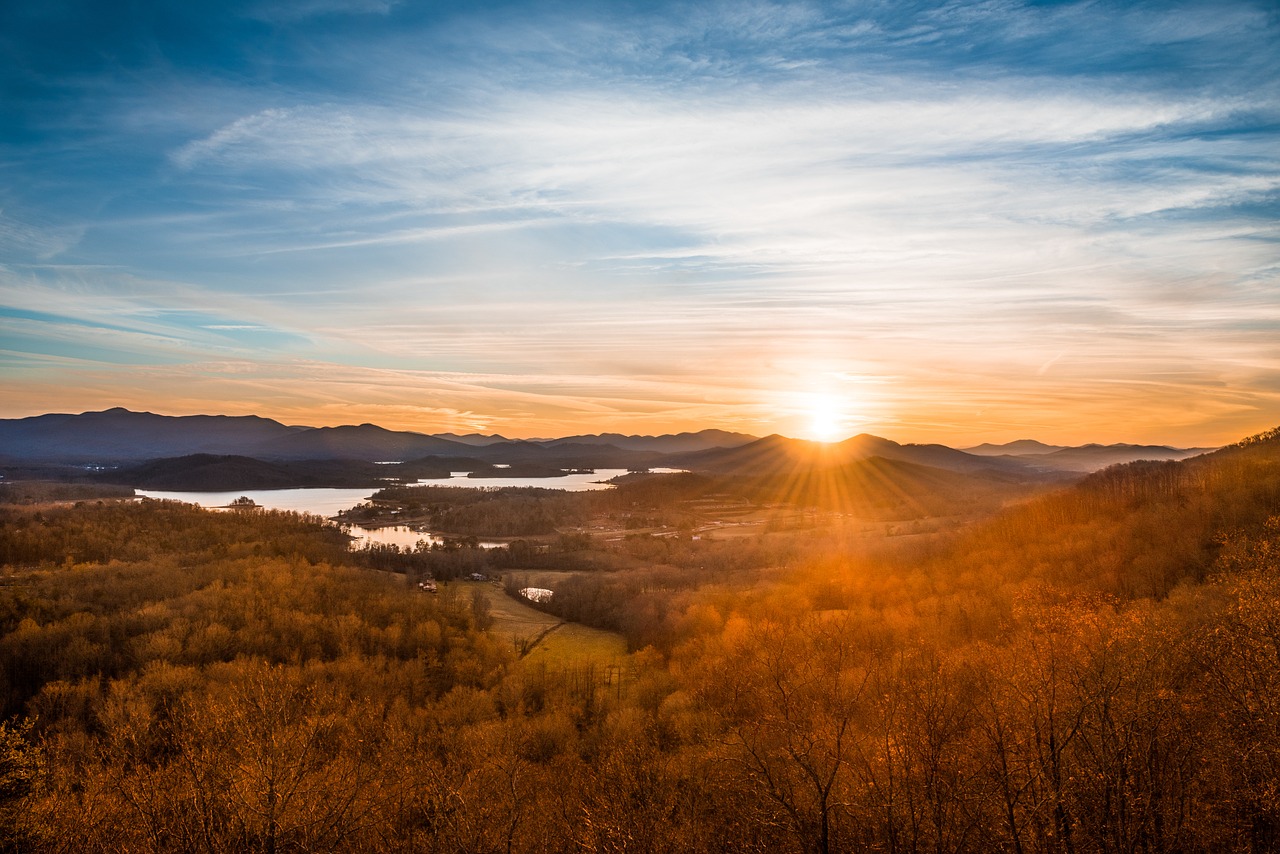 sunset sky nature free photo