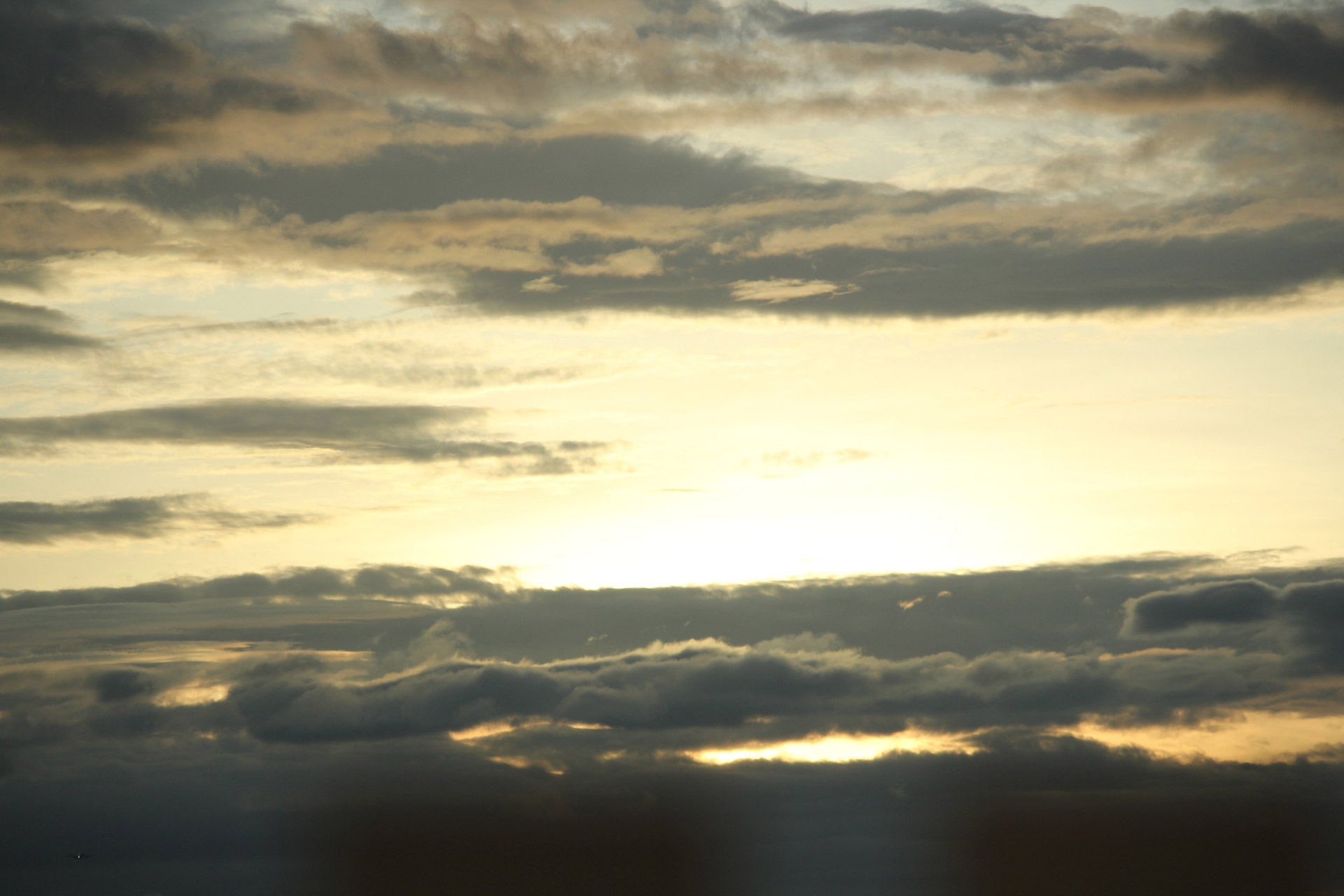 sunset clouds nature free photo