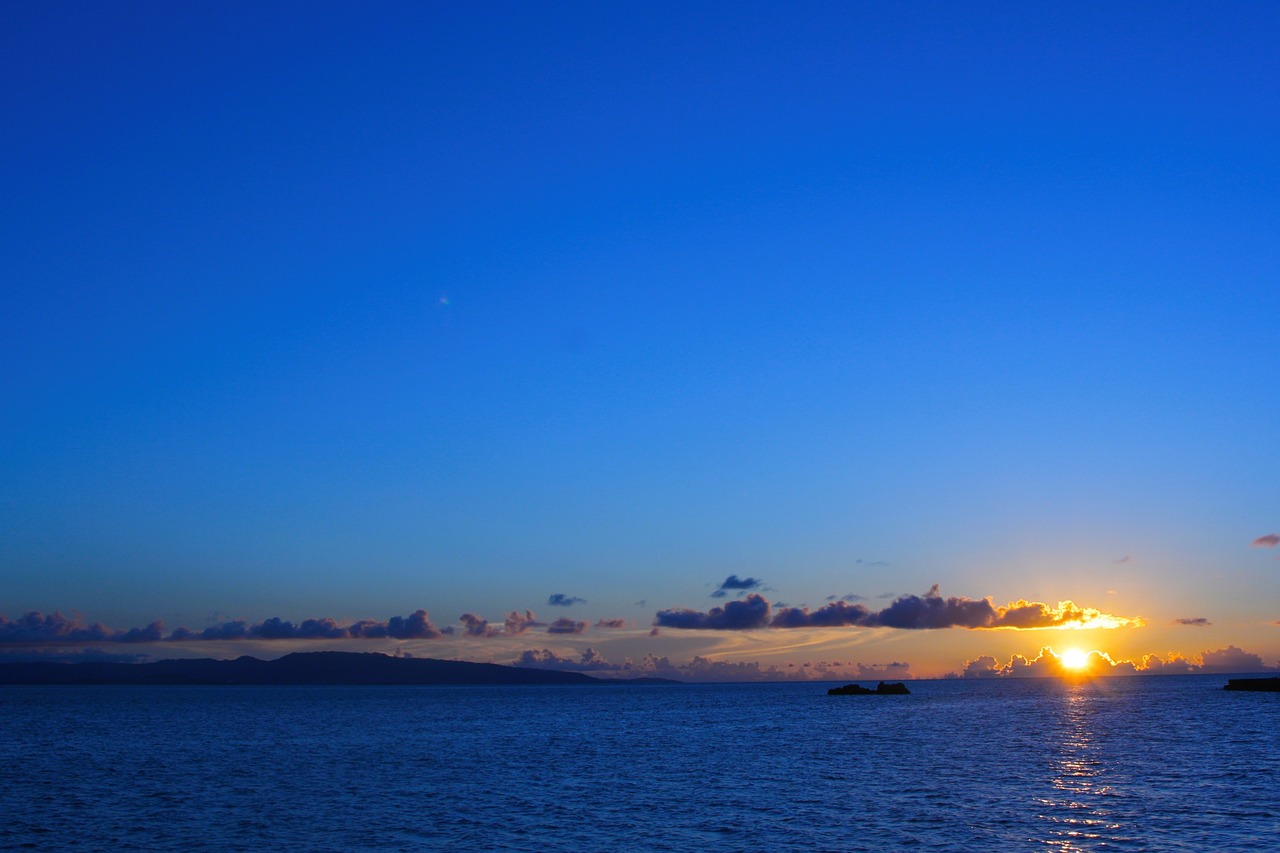 sunset orange cloud free photo