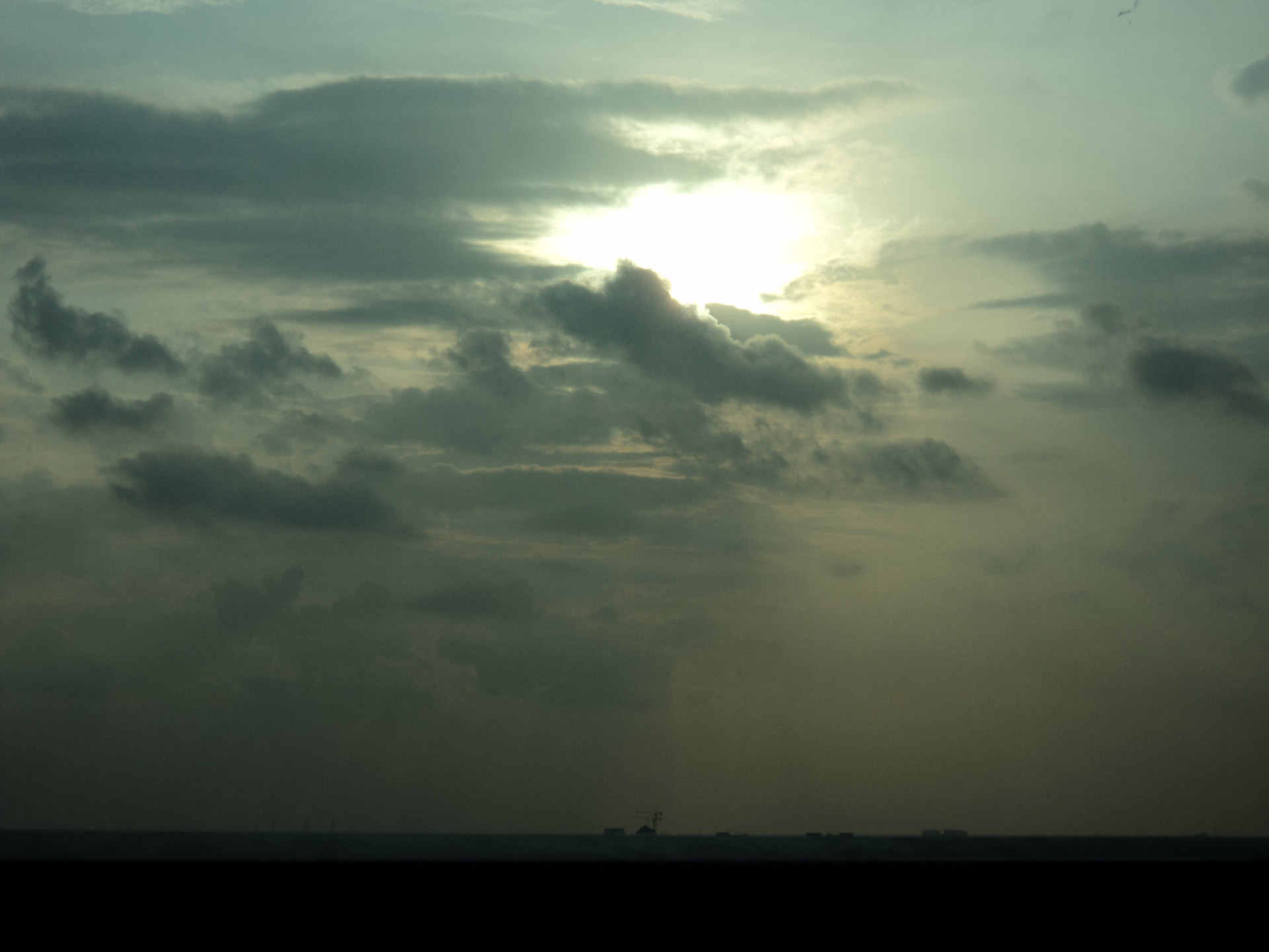 sunset clouds nature free photo