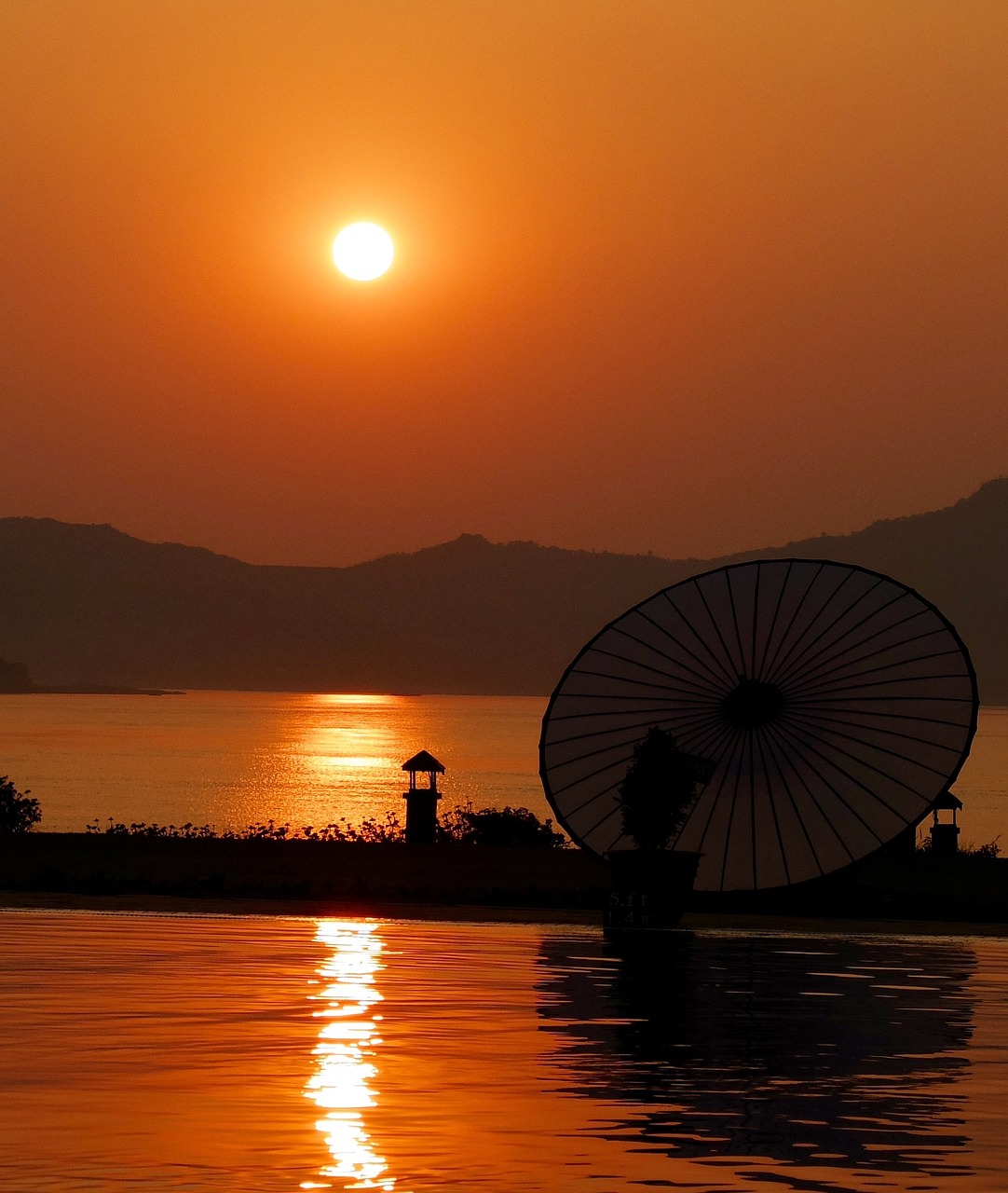 sunset bagan east free photo