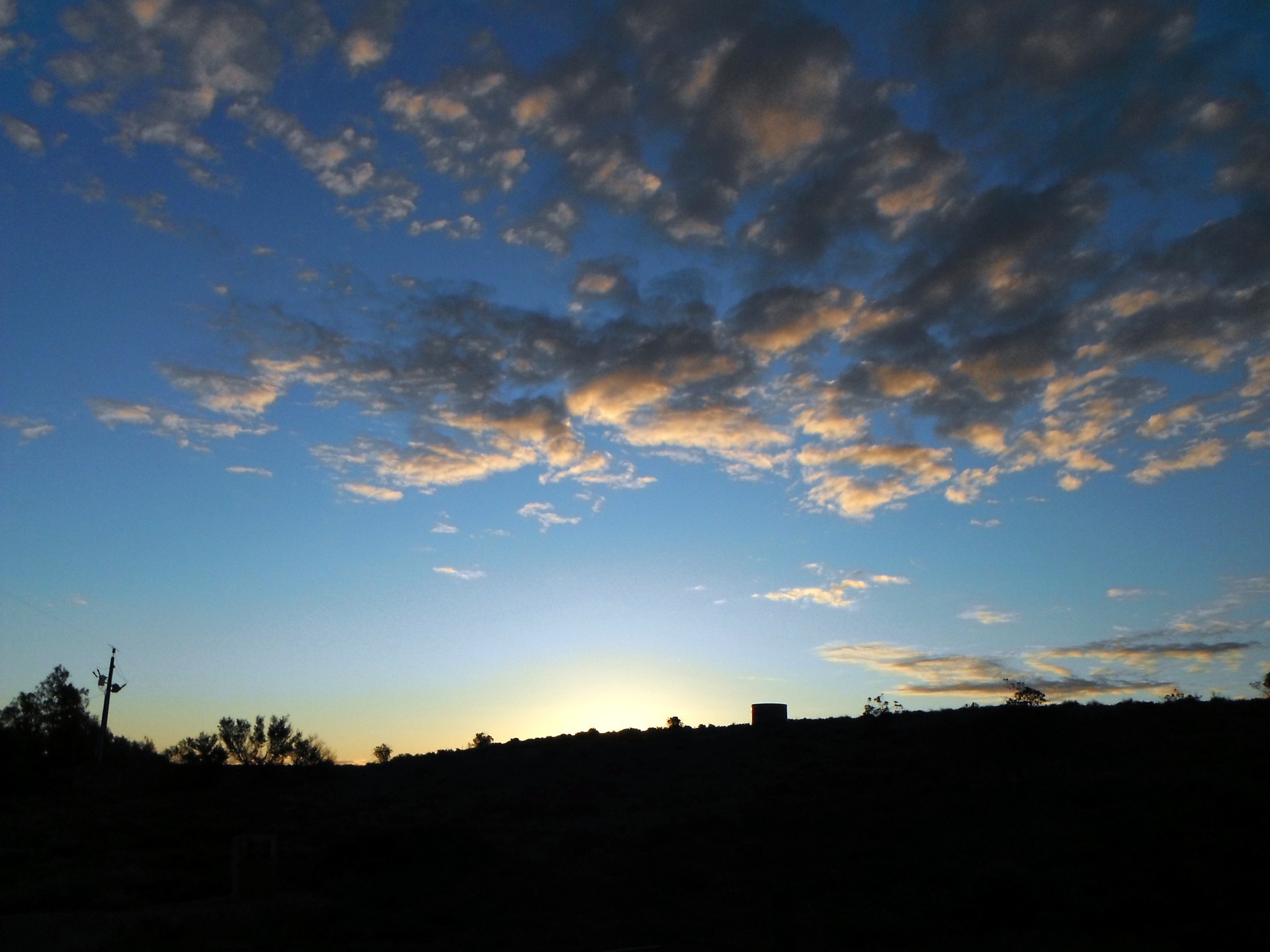 sunset outback sky free photo