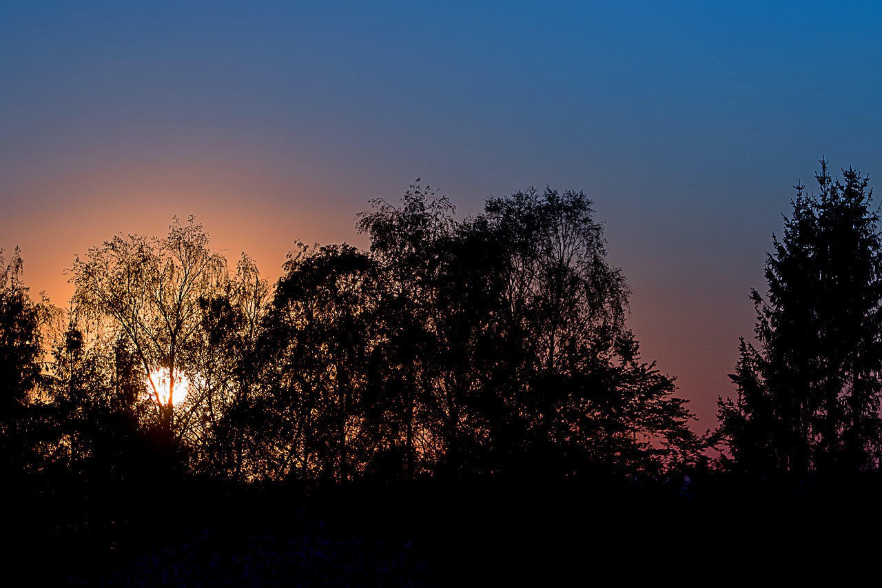 sunset dusk abendstimmung free photo