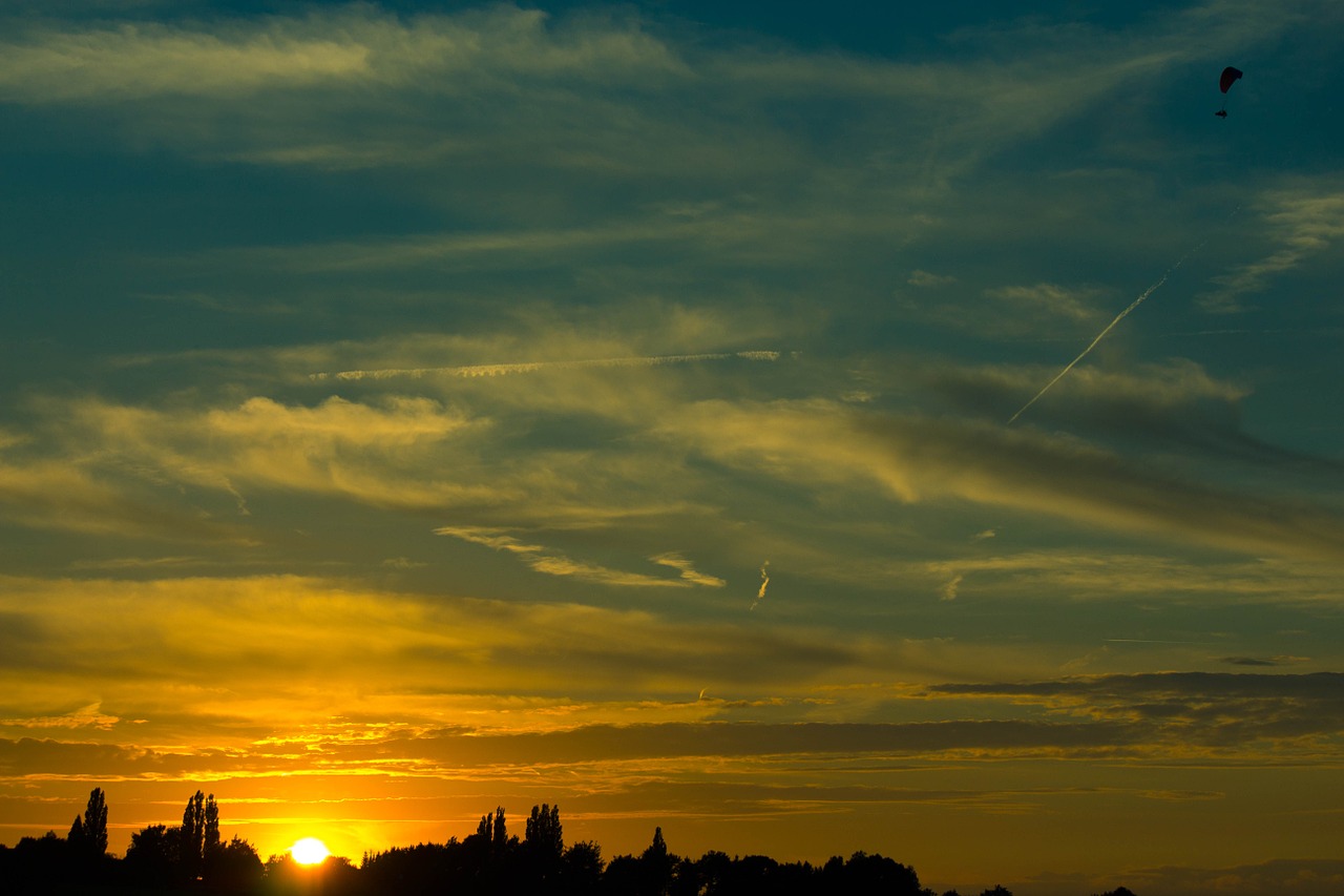 sunset end of day summer free photo