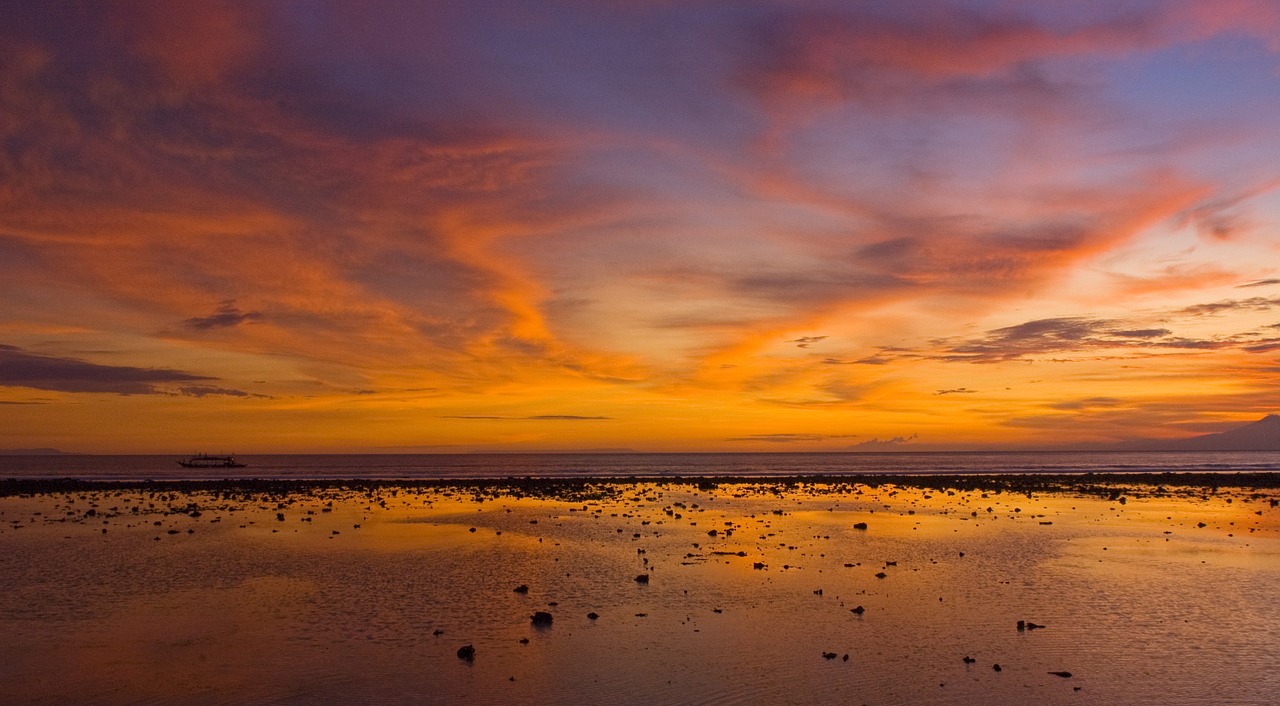 sunset sunset beach beach sunset free photo