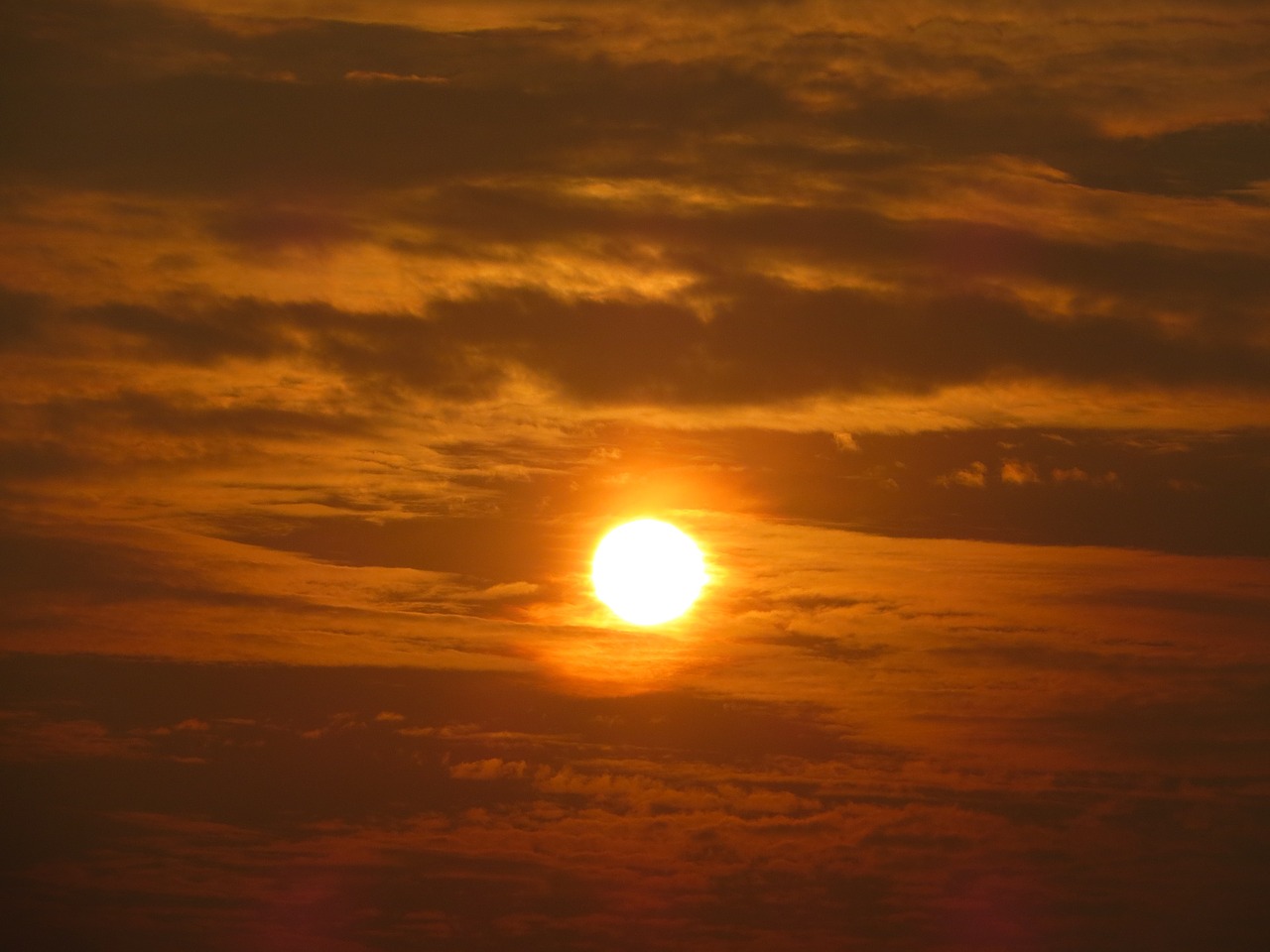 sunset mississauga ontario free photo