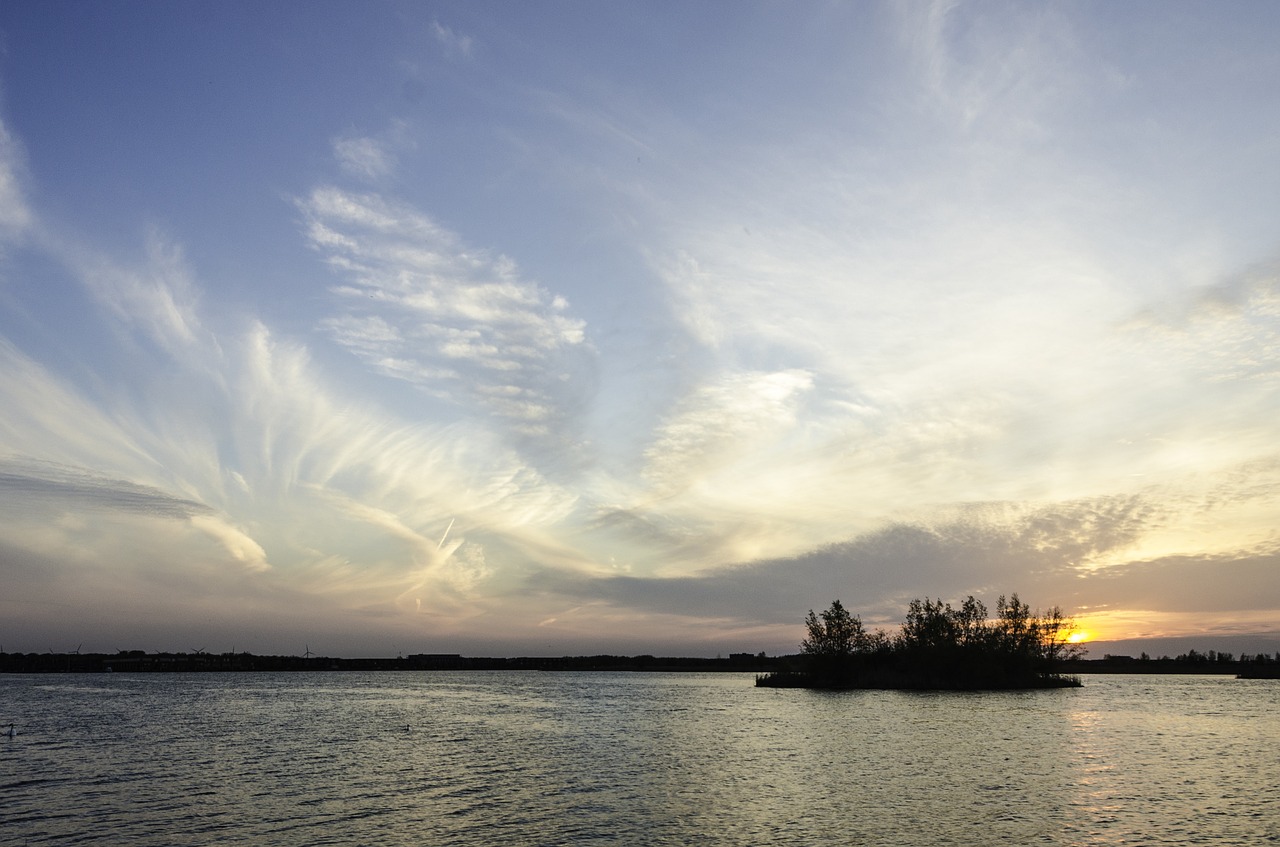 sunset sky nature free photo