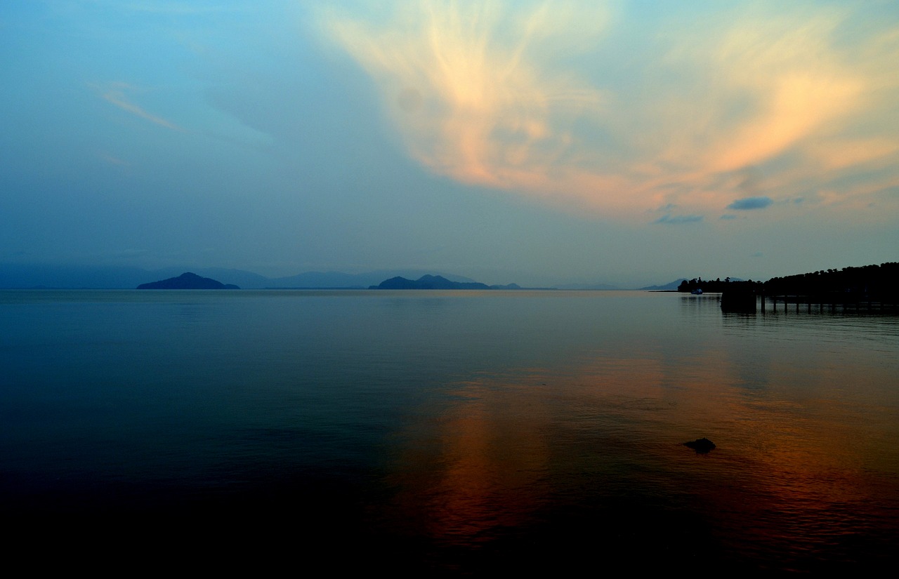 sunset thailand see free photo