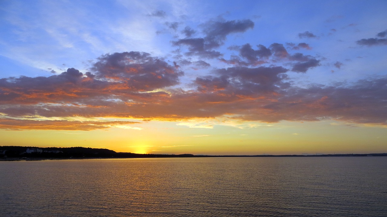 sunset romantic golden free photo