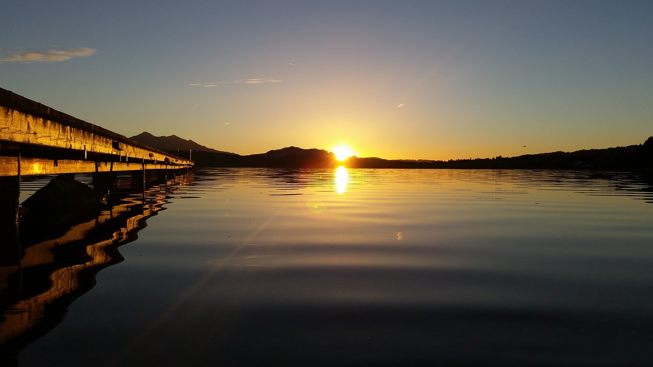 sunset web wave free photo