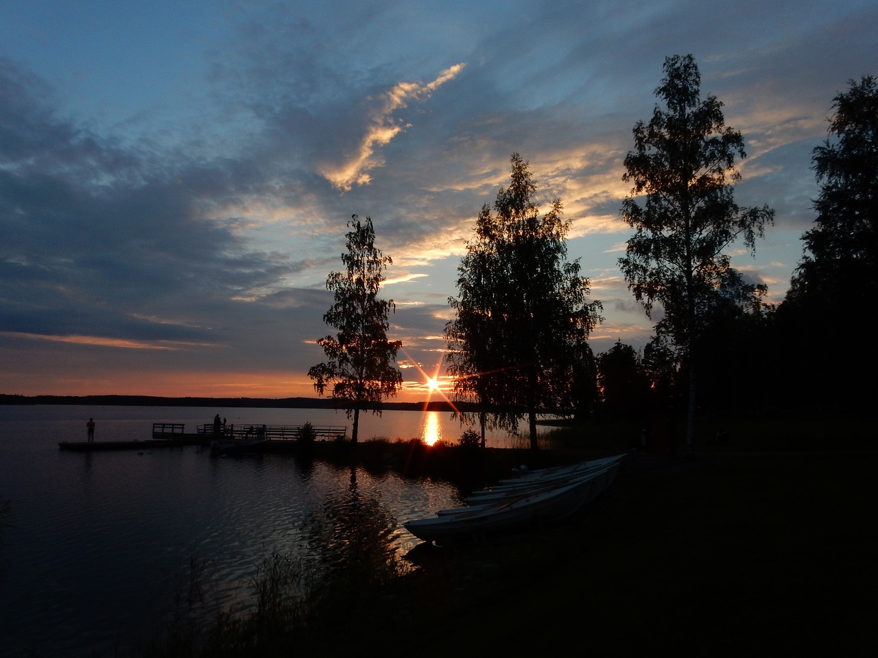 sunset finland suomi free photo