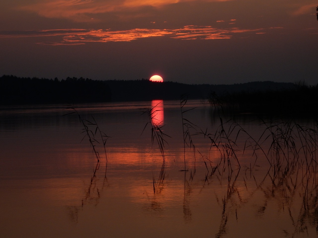 sunset finland suomi free photo