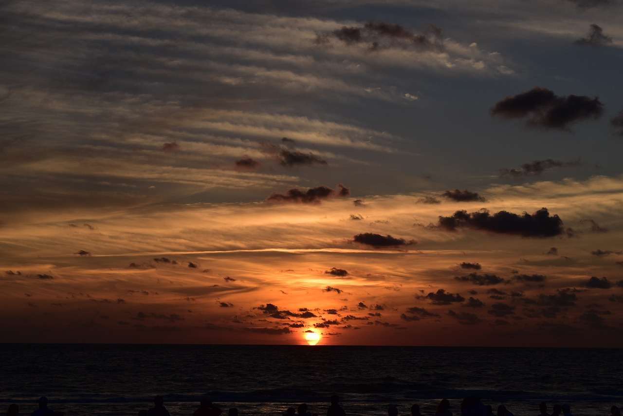 sunset naples florida free photo