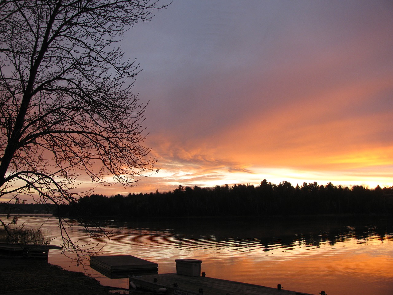 sunset evening sky free photo