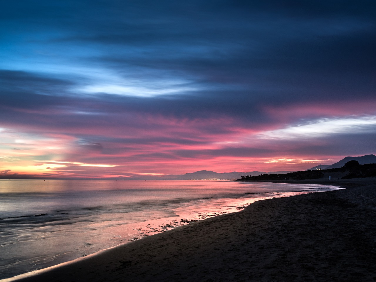 sunset cabopino marbella free photo