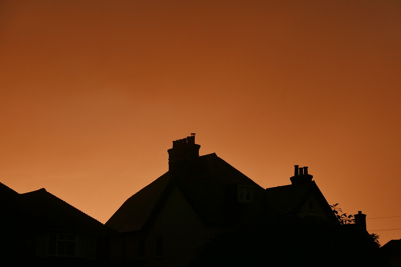 sunset sunsetting clouds free photo