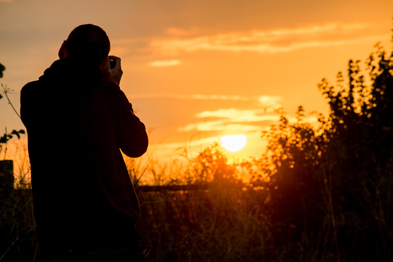 sunset landscape sky free photo