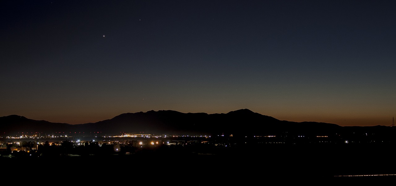 sunset landscape sky free photo