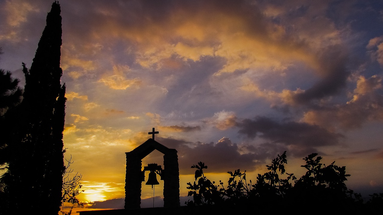 sunset clouds sun free photo